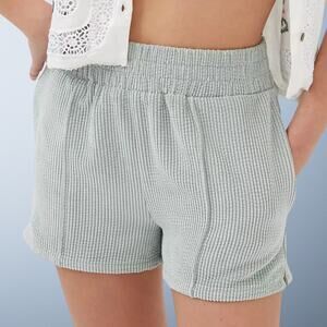Urban Outfitters BDG Clara Corduroy Pull-On Shorts Green Medium
